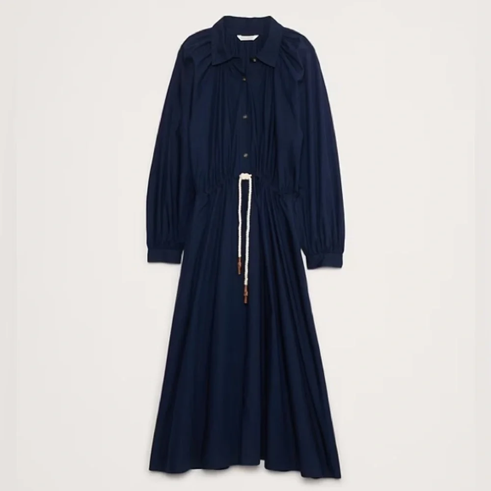 NEW! Banana Republic Cotton Poplin Midi Shirt Dress ⏱️ - Picture 4 of 6